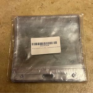 10 Pack 4x3 Card Holder Clear Vinyl Plastic Sleeves Waterproof Resealable Zip